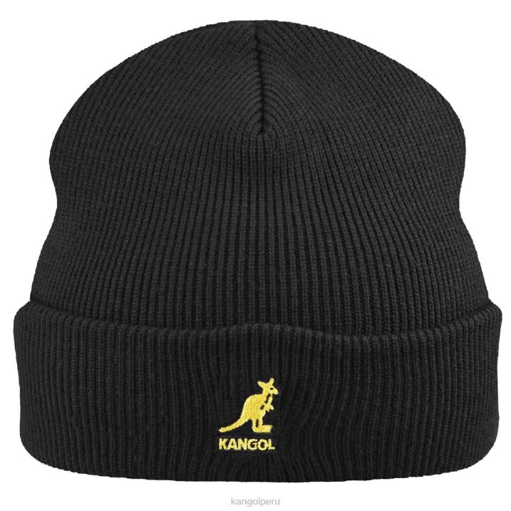 tirador de puño de acrílico unisexo Kangol accesorios oro negro B4VR843