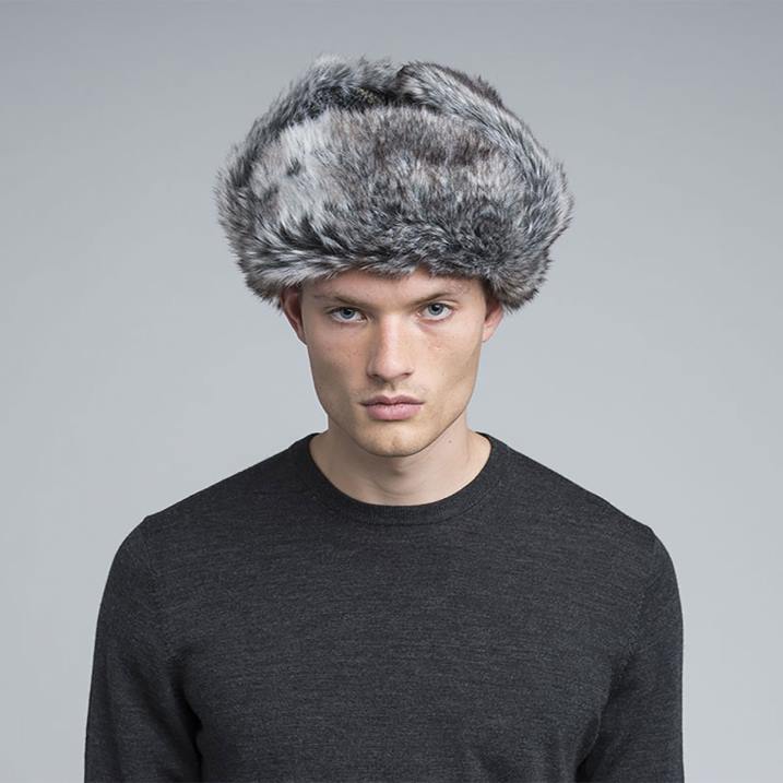 ushanka de lana unisexo Kangol accesorios franela oscura B4VR852