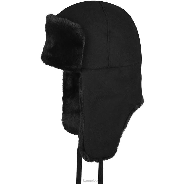 ushanka de lana unisexo Kangol accesorios negro B4VR851