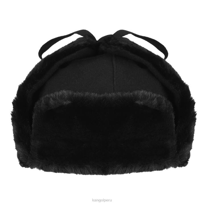 ushanka de lana unisexo Kangol accesorios negro B4VR851