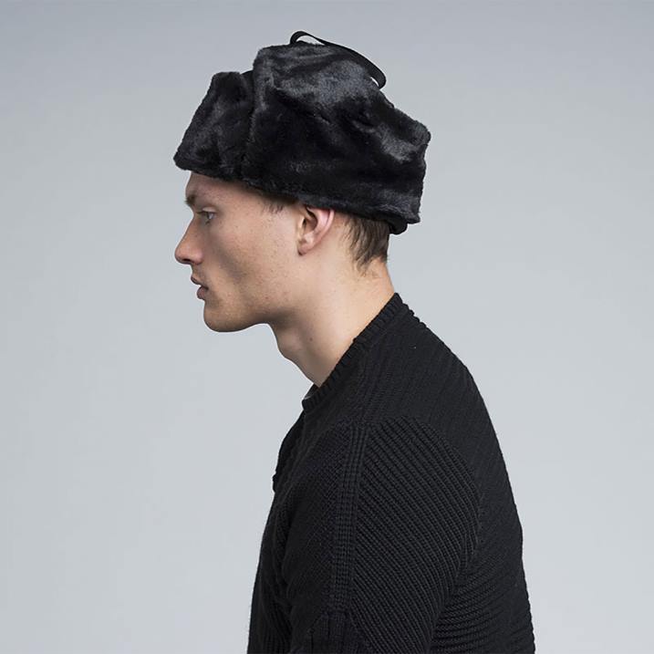 ushanka de lana unisexo Kangol accesorios negro B4VR851