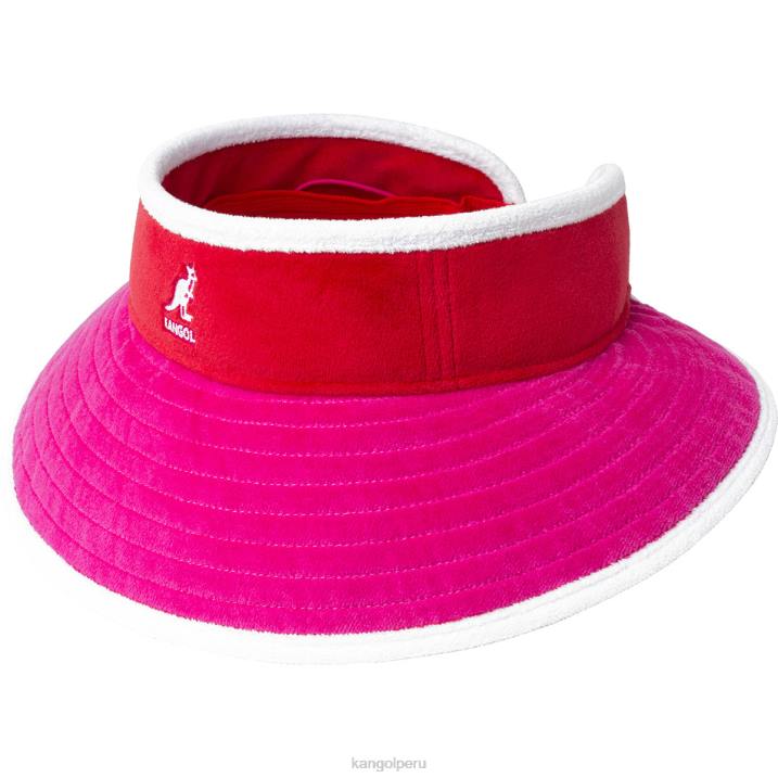 visera del lado de la playa unisexo Kangol accesorios brillo rosa eléctrico/cereza B4VR911