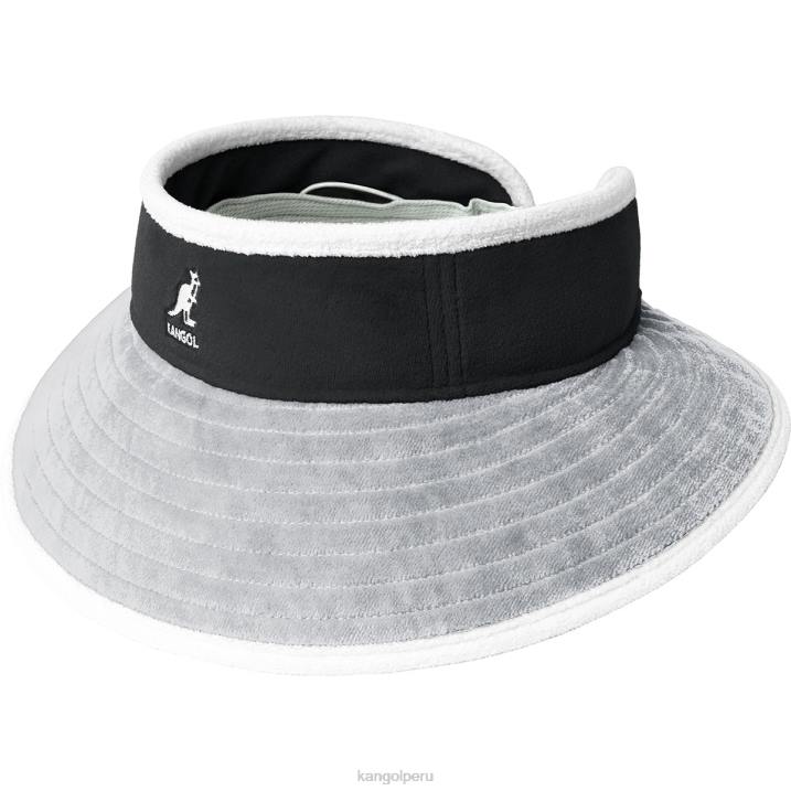 visera del lado de la playa unisexo Kangol accesorios gris negro B4VR910