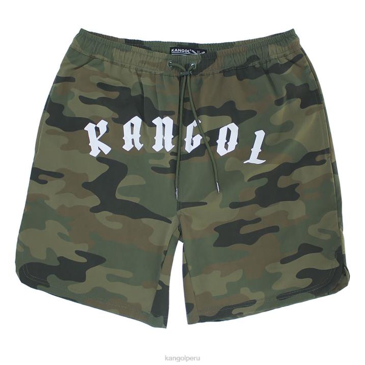 bañador gótico unisexo Kangol pantalones camuflaje militar B4VR1030