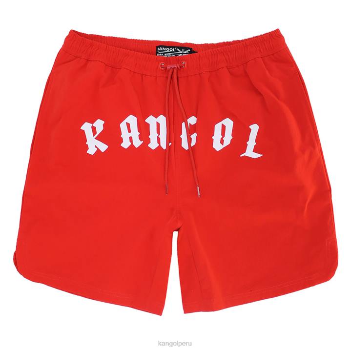 bañador gótico unisexo Kangol pantalones rojo B4VR1029