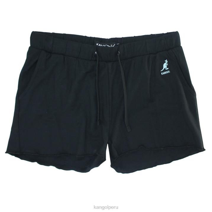 pantalones cortos con volantes mujer Kangol pantalones negro B4VR1072