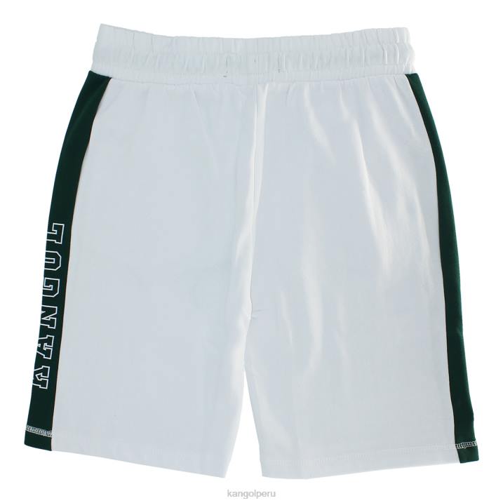 pantalones cortos de tenis hombres Kangol pantalones blanco/verde oscuro B4VR1077