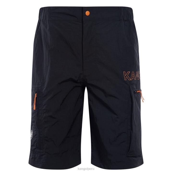 pantalones cortos fuera de este mundo unisexo Kangol pantalones negro B4VR994