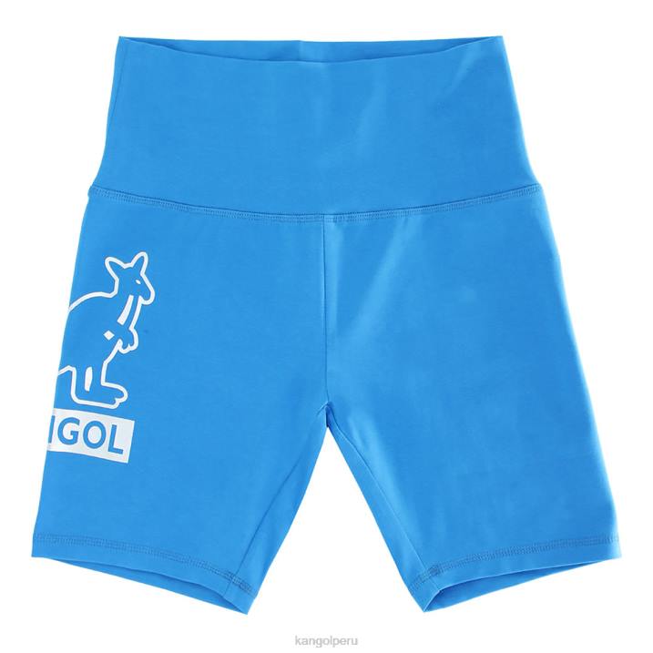 shorts de ciclista metalizados unisexo Kangol pantalones empavesado índigo B4VR1002