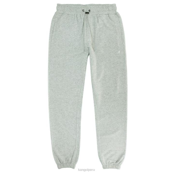 jogger bordado hombres Kangol pantalones gris ceniza B4VR1060