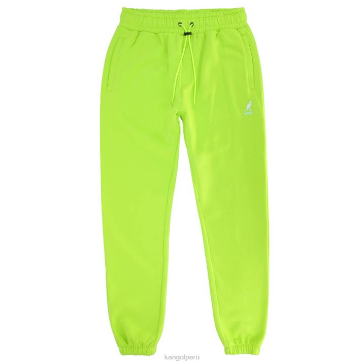jogger bordado hombres Kangol pantalones resaltar verde B4VR1063