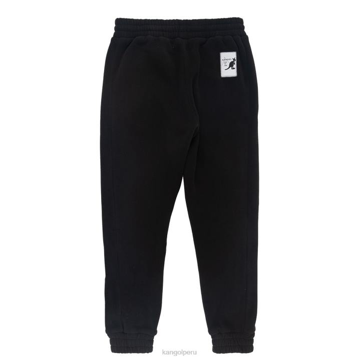 jogger de lana unisexo Kangol pantalones negro azabache B4VR1083