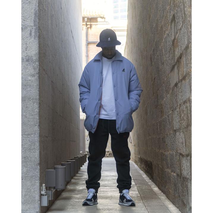 jogger de lana unisexo Kangol pantalones negro azabache B4VR1083