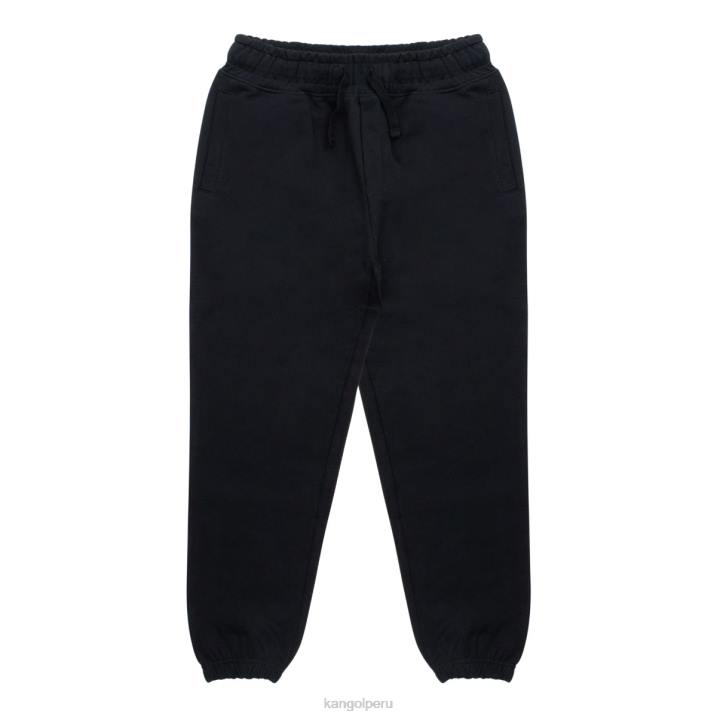 jogger perfecto de lujo unisexo Kangol pantalones antracita negra B4VR1085