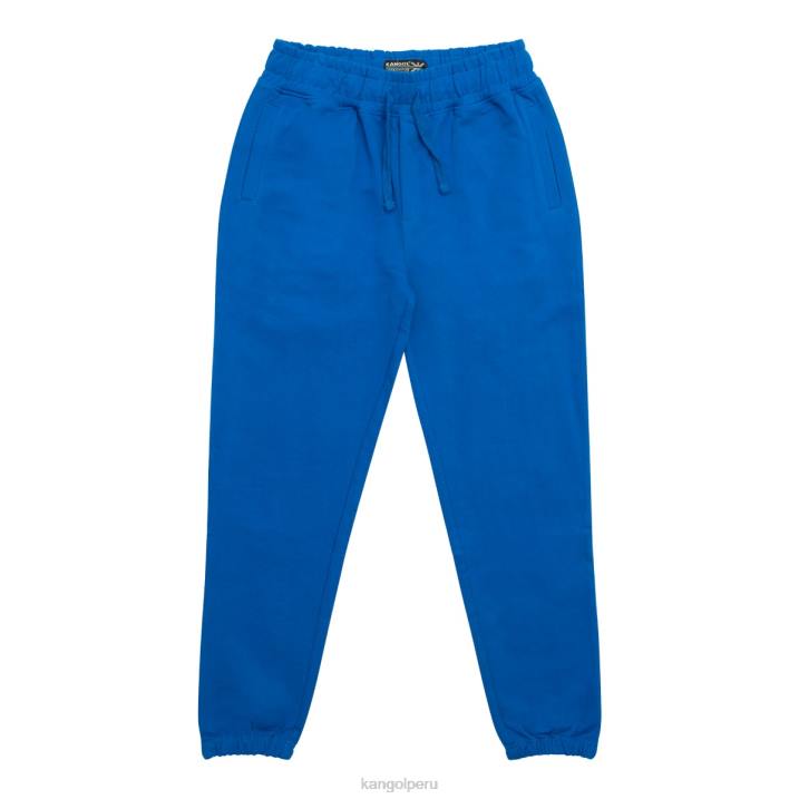 jogger perfecto de lujo unisexo Kangol pantalones azul lapislázuli B4VR1088