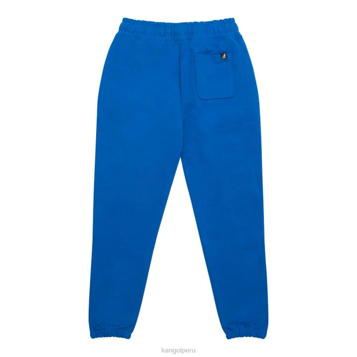 jogger perfecto de lujo unisexo Kangol pantalones azul lapislázuli B4VR1088
