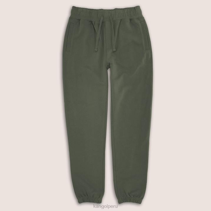 jogger perfecto de lujo unisexo Kangol pantalones carbón beluga B4VR1086