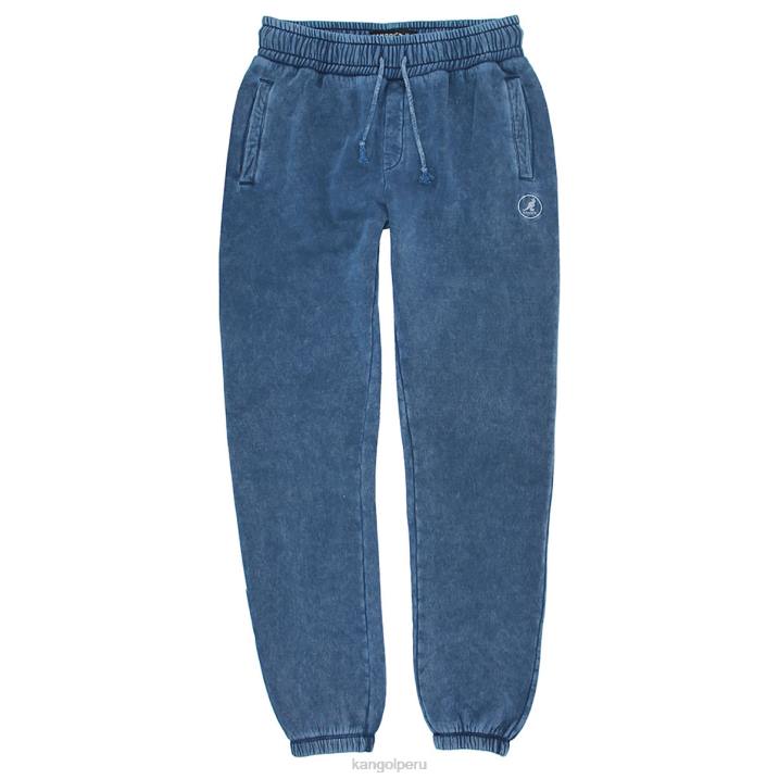 joggers acid trip bordados unisexo Kangol pantalones lavado de mezclilla B4VR1005