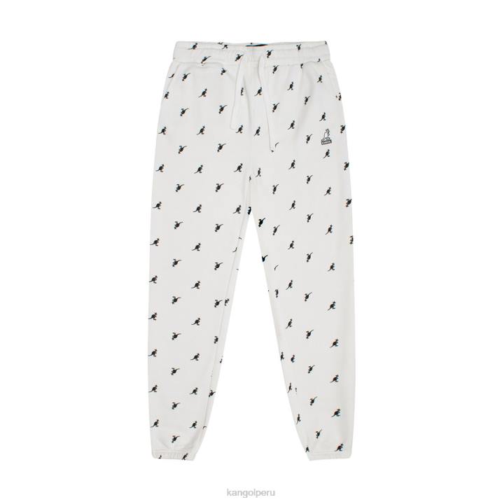 joggers aop unisexo Kangol pantalones combo blanco roto B4VR1024