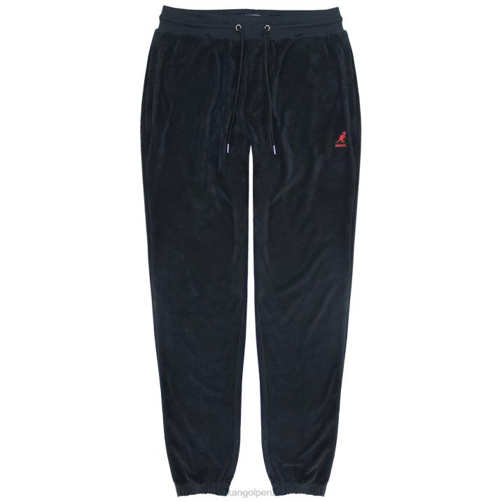 joggers de felpa hombres Kangol pantalones belleza negra B4VR1066