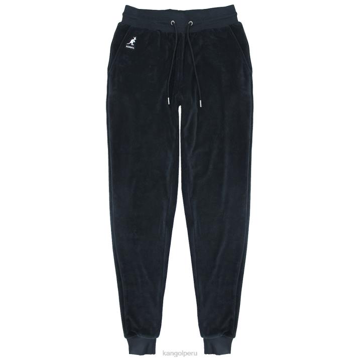 joggers de felpa mujer Kangol pantalones belleza negra B4VR1051