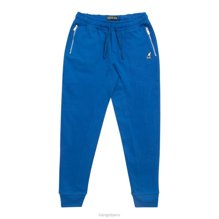 joggers de lujo unisexo Kangol pantalones azul lapislázuli B4VR1071