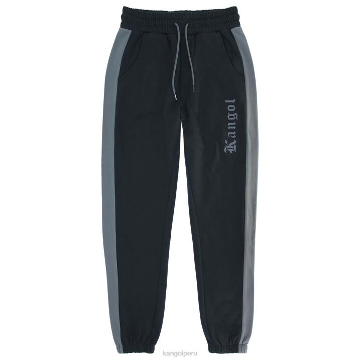 joggers góticos unisexo Kangol pantalones negro B4VR1025