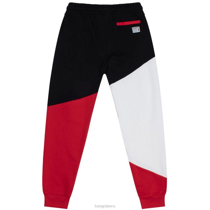 joggers rbw con bloques de color unisexo Kangol pantalones combo negro B4VR1036