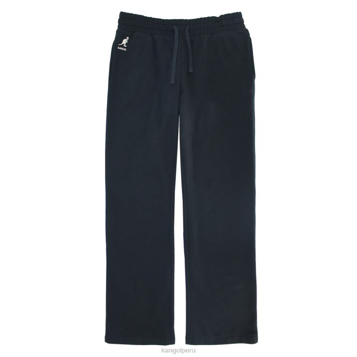 joggers rectos de ante unisexo Kangol pantalones negro B4VR1078