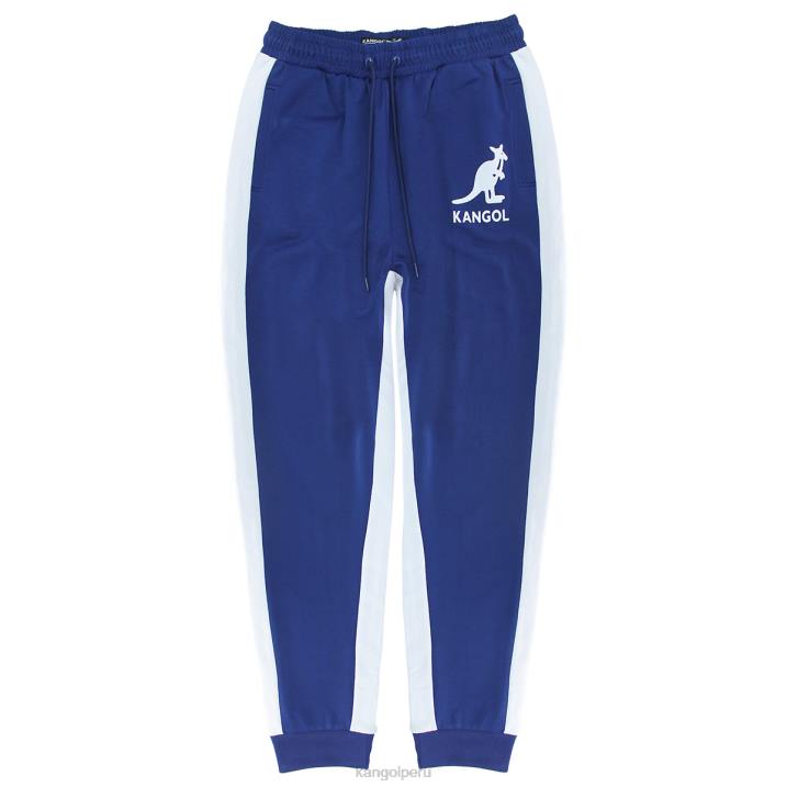 pantalones de chándal de felpa francesa hombres Kangol pantalones baliza azul B4VR1035