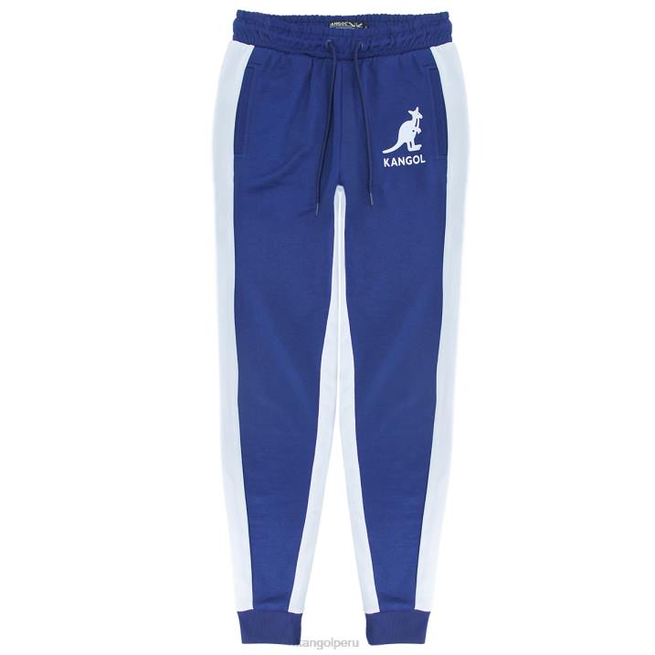 pantalones de chándal de felpa francesa mujer Kangol pantalones baliza azul B4VR1050