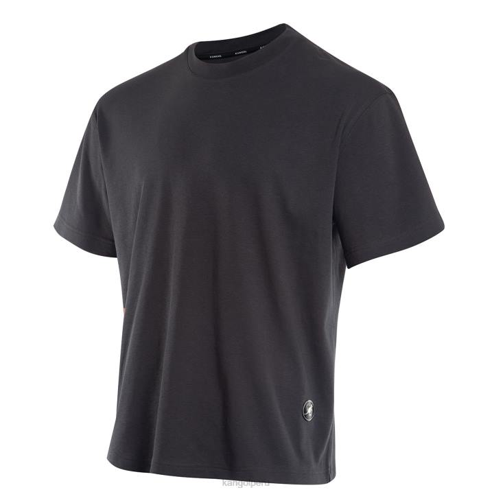 camiseta con gráfico de órbita espacial unisexo Kangol ropa ébano B4VR1196