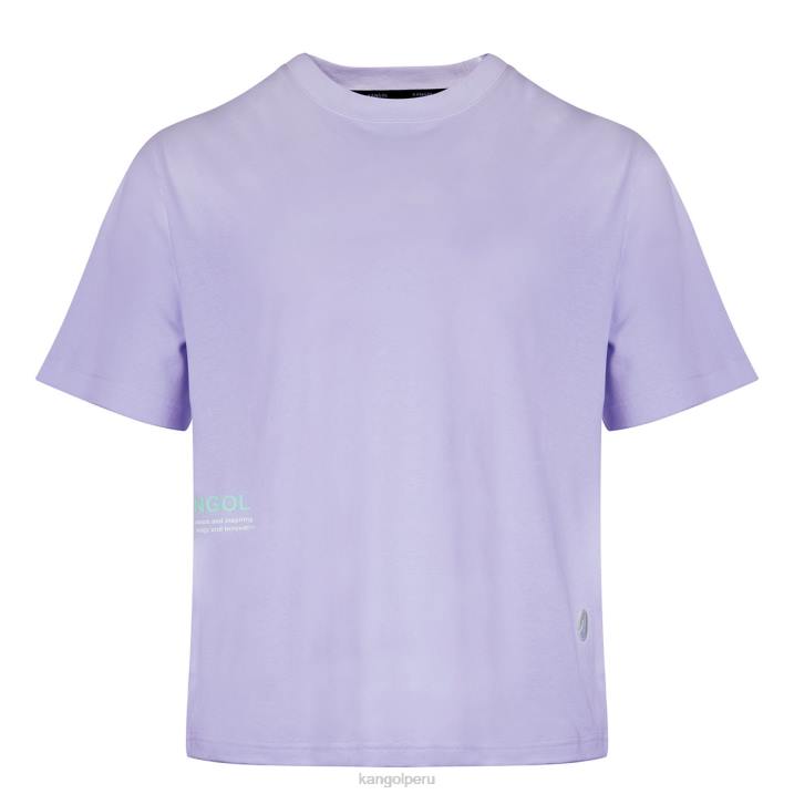 camiseta con gráfico de órbita espacial unisexo Kangol ropa lavanda B4VR1197