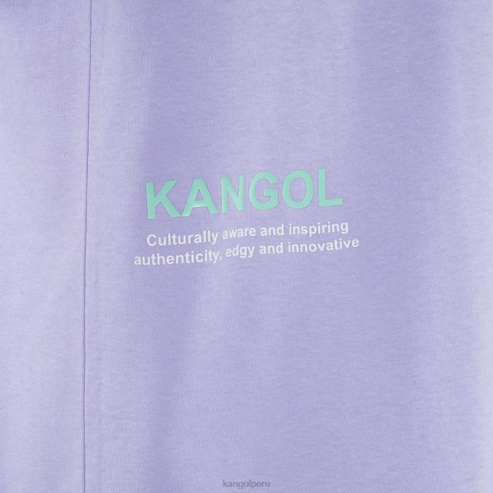 camiseta con gráfico de órbita espacial unisexo Kangol ropa lavanda B4VR1197