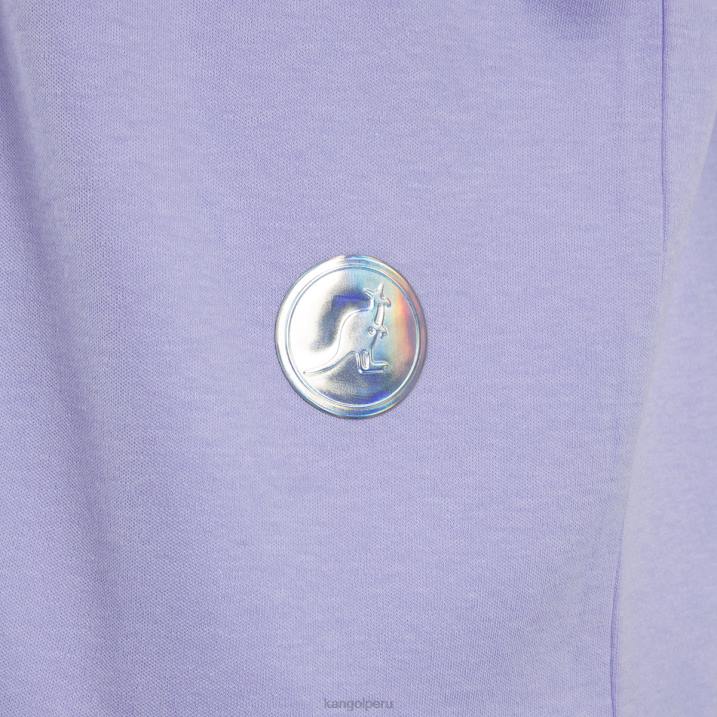 camiseta con gráfico de órbita espacial unisexo Kangol ropa lavanda B4VR1197
