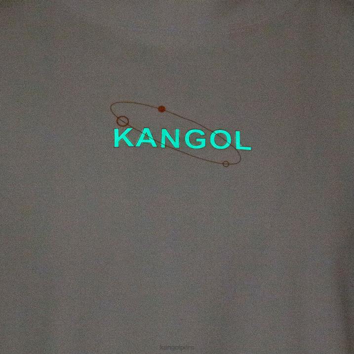 camiseta con gráfico orbital unisexo Kangol ropa blanco B4VR1205