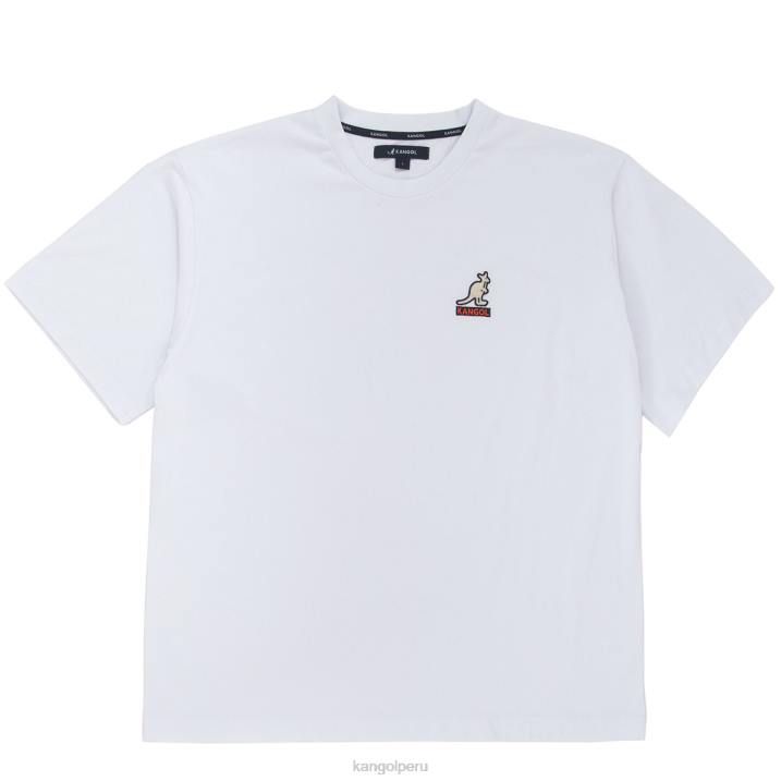 camiseta con logo en la espalda unisexo Kangol ropa blanco B4VR1237