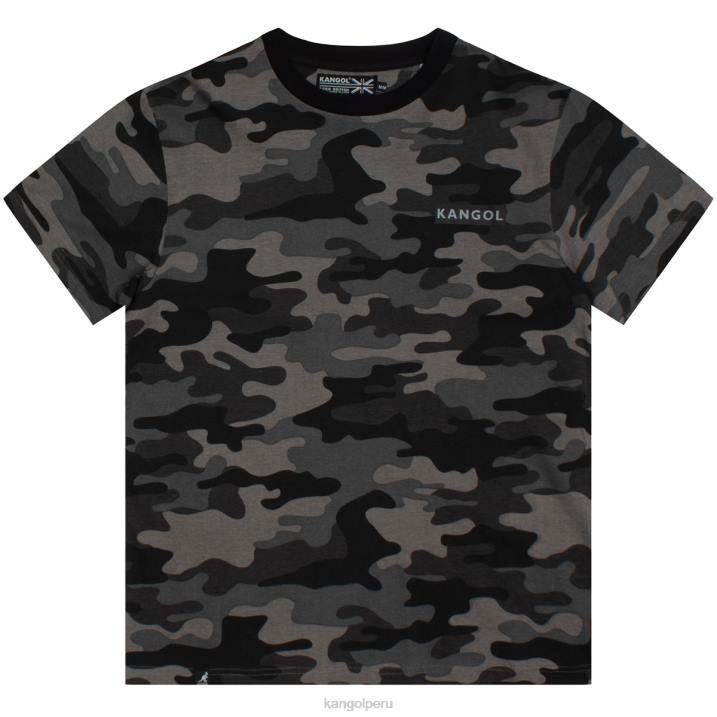 camiseta de camuflaje unisexo Kangol ropa camuflaje urbano B4VR1221