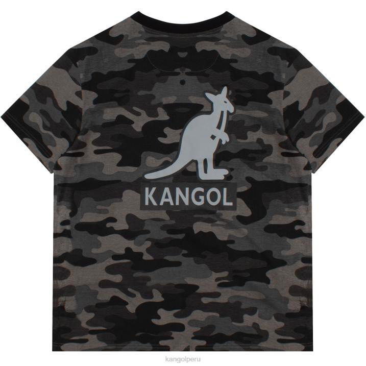 camiseta de camuflaje unisexo Kangol ropa camuflaje urbano B4VR1221