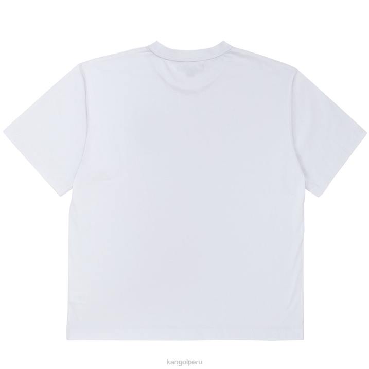 desde el tee de salto unisexo Kangol ropa blanco B4VR1235