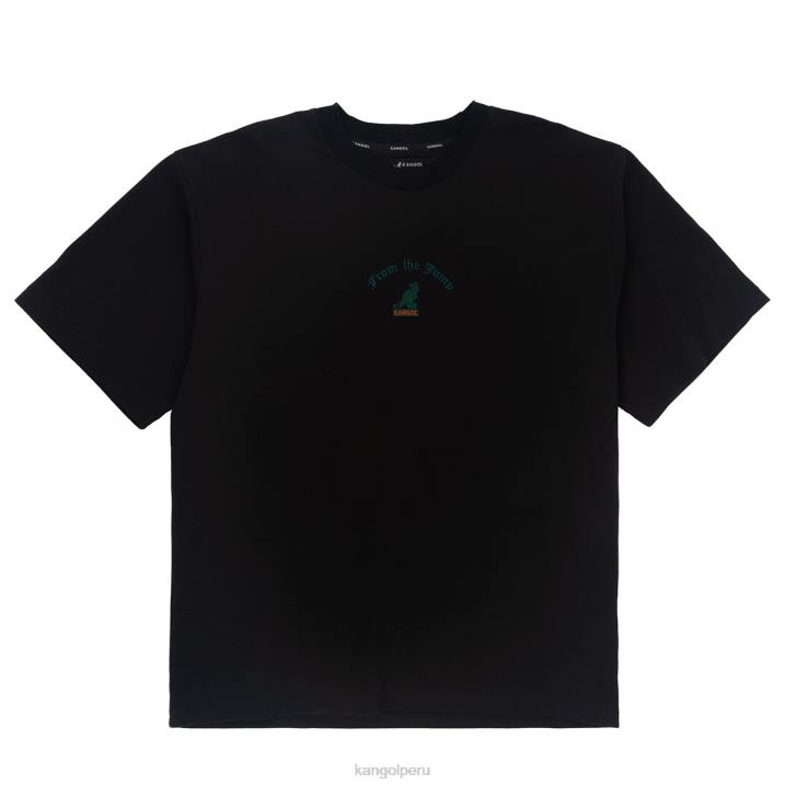 desde el tee de salto unisexo Kangol ropa negro azabache B4VR1236