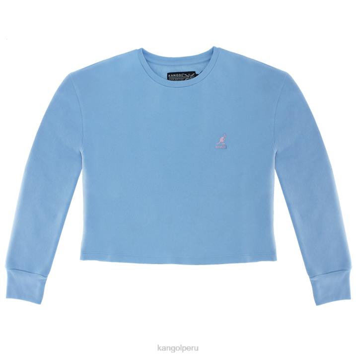 crop top básico de polar mujer Kangol ropa Aire libre B4VR1173