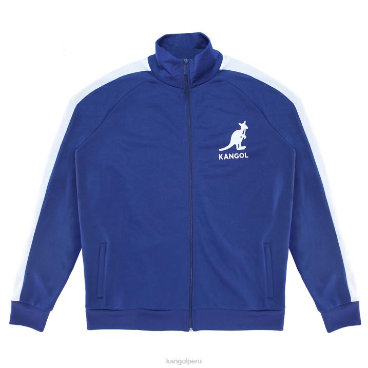 chamarra deportiva de felpa francesa hombres Kangol ropa baliza azul B4VR1163