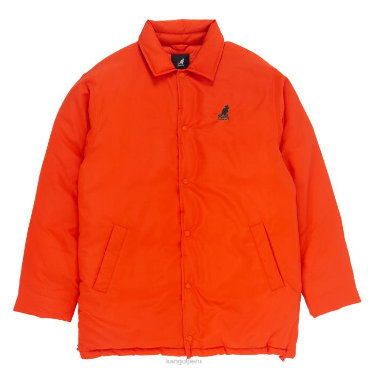 chaqueta oversize unisexo Kangol ropa tango mandarina B4VR1229