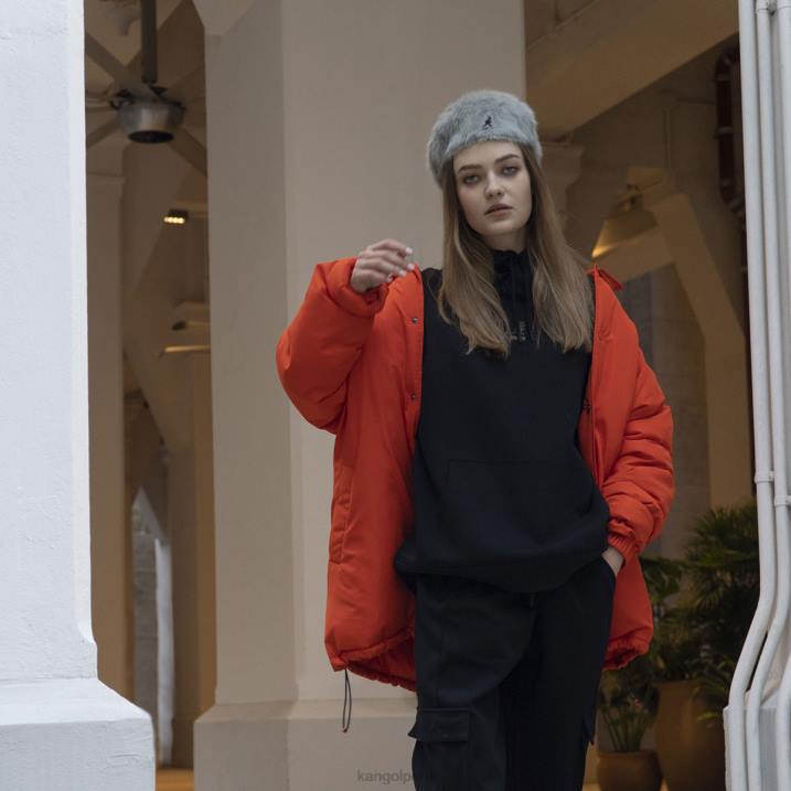 chaqueta oversize unisexo Kangol ropa tango mandarina B4VR1229