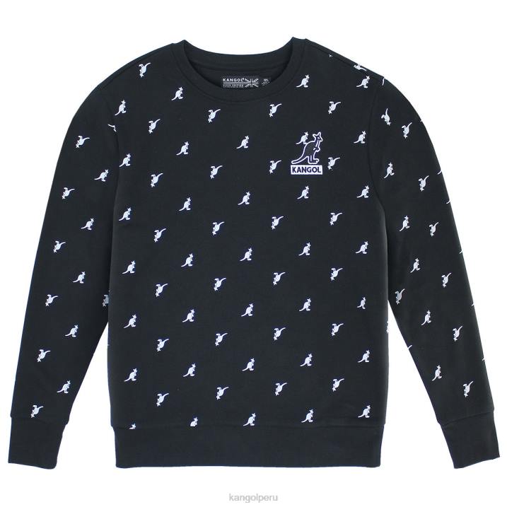 popover aop unisexo Kangol ropa negro B4VR1097