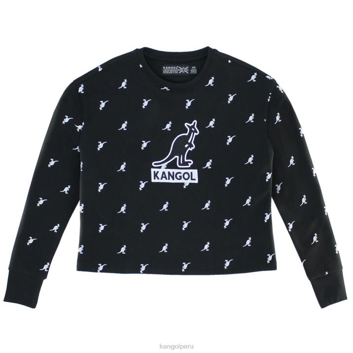 popover de cultivo aop unisexo Kangol ropa negro B4VR1090