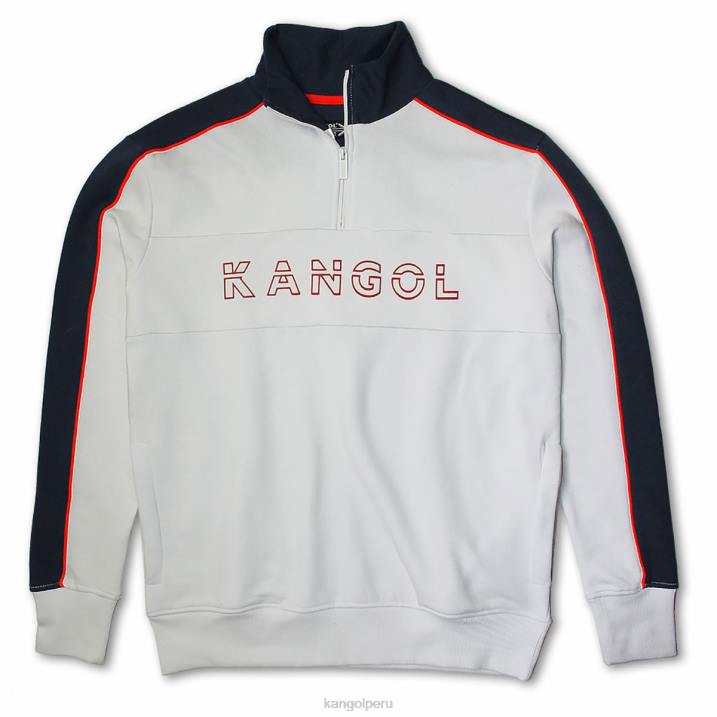 popover deportivo unisexo Kangol ropa naval Blanca B4VR1125