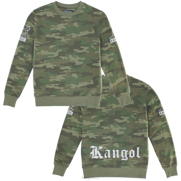 popover gótico unisexo Kangol ropa camuflaje B4VR1102