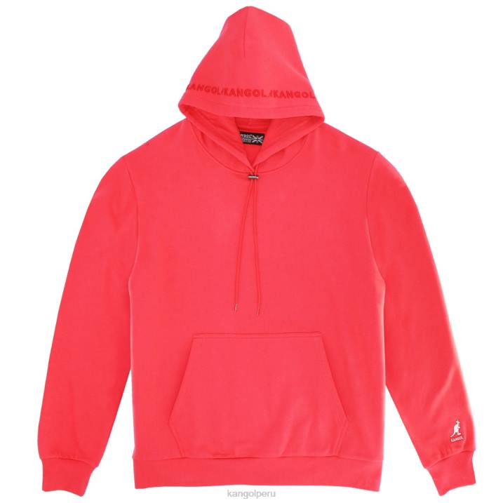 sudadera con capucha bordada hombres Kangol ropa coral B4VR1146